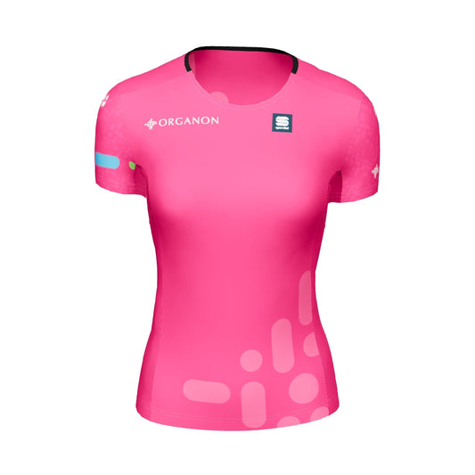 TRAINING TEE WOMAN - Organon Roze